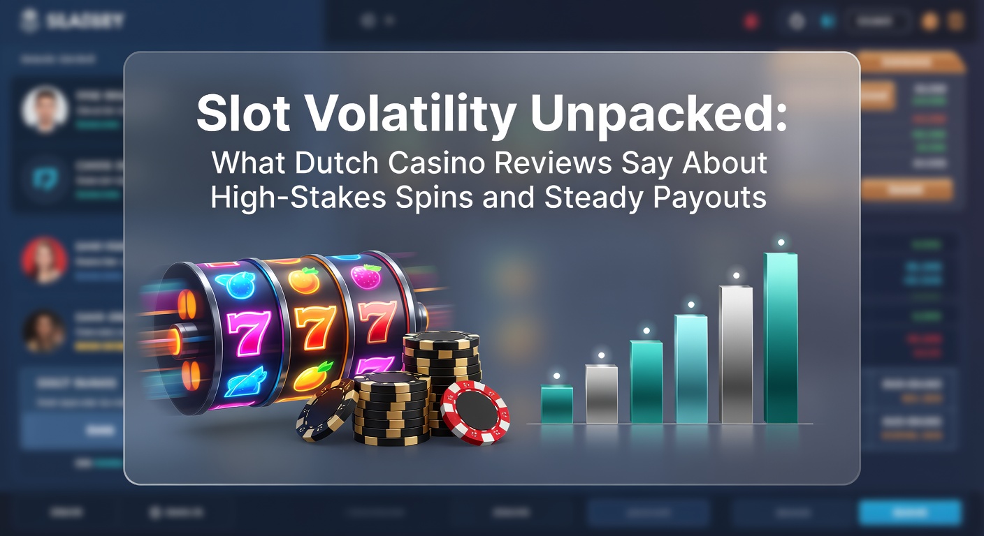 Grafiek met voorbeelden van slot volatility curves, hoog en laag, gebaseerd op Nederlandse casino reviews