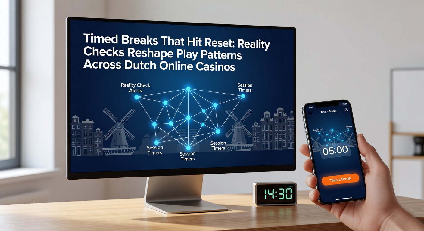Grafiek met dalingen in sessielengte en uitgaven na realiteitschecks bij Nederlandse online casinos
