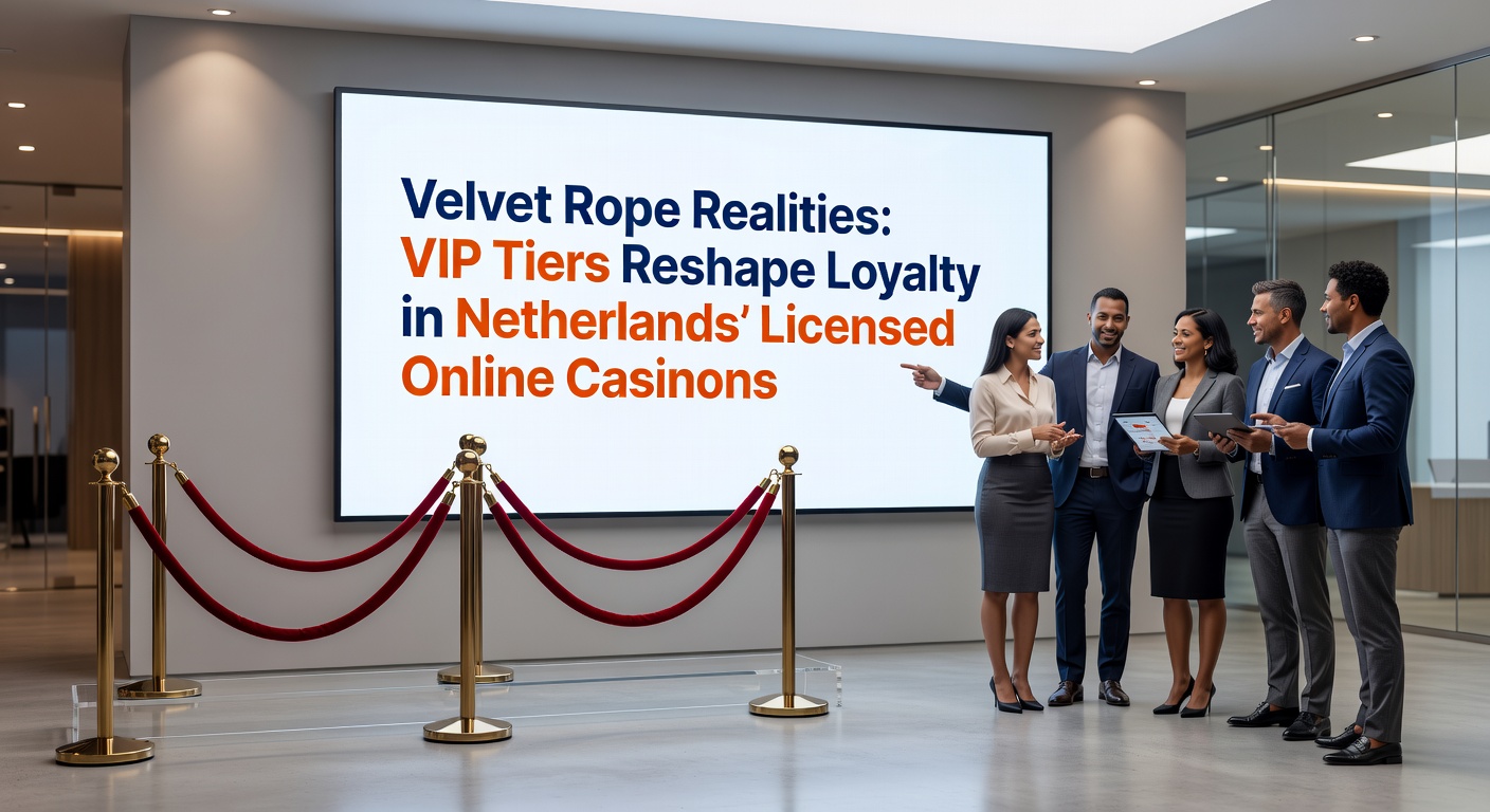 Schermafbeelding van een VIP-dashboard in een Nederlands online casino, met tier-progressie, beloningen en persoonlijke aanbiedingen